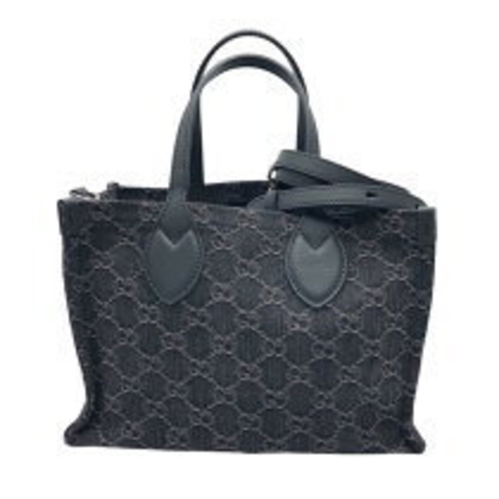 Gucci Denim Bag Tote GG Ophidia